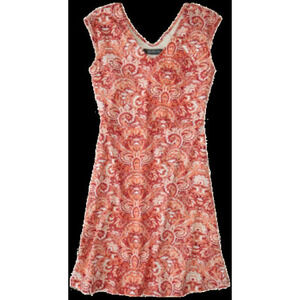 Paisley Double V-Neck Dress